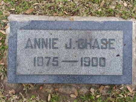 CHASE, ANNIE J - Los Angeles County, California | ANNIE J CHASE - California Gravestone Photos
