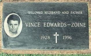 EDWARDS, VINCE  (ACTOR) - Los Angeles County, California | VINCE  (ACTOR) EDWARDS - California Gravestone Photos