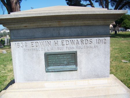 EDWARDS, EDWIN H.  [CW] - Los Angeles County, California | EDWIN H.  [CW] EDWARDS - California Gravestone Photos