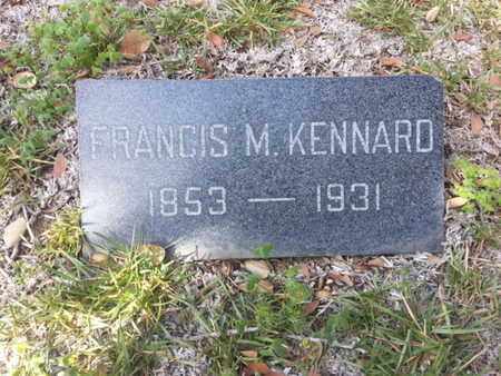 KENNARD, FRANCIS M - Los Angeles County, California | FRANCIS M KENNARD - California Gravestone Photos
