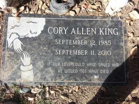 KING, CORY ALLEN - Los Angeles County, California | CORY ALLEN KING - California Gravestone Photos