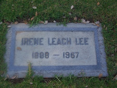 LEE, IRENE - Los Angeles County, California | IRENE LEE - California Gravestone Photos