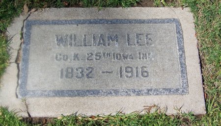 LEE, WILLIAM  [CW] - Los Angeles County, California | WILLIAM  [CW] LEE - California Gravestone Photos