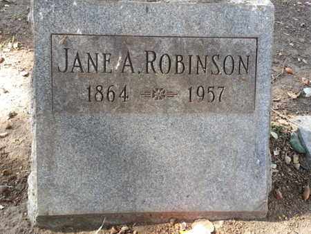 ROBINSON, JANE A. - Los Angeles County, California | JANE A. ROBINSON - California Gravestone Photos