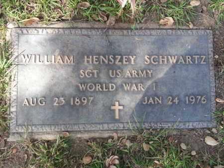 SCHWARTZ, WILLIAM HENSZEY - Los Angeles County, California | WILLIAM HENSZEY SCHWARTZ - California Gravestone Photos