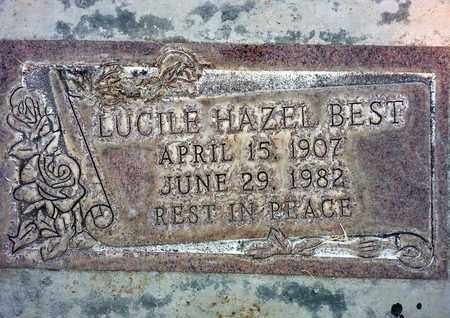 BEST, LUCILE HAZEL - Sutter County, California | LUCILE HAZEL BEST - California Gravestone Photos