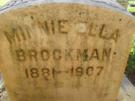 BROCKMAN, MINNIE ELLA - Sutter County, California | MINNIE ELLA BROCKMAN - California Gravestone Photos