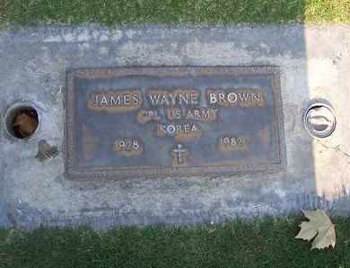 BROWN, JAMES WAYNE - Sutter County, California | JAMES WAYNE BROWN - California Gravestone Photos