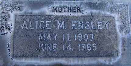 ENSLEY, ALICE MARGARET - Sutter County, California | ALICE MARGARET ENSLEY - California Gravestone Photos