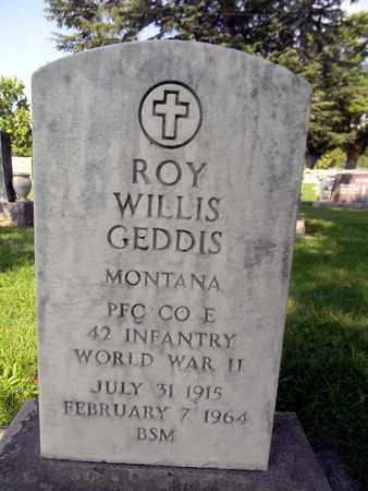 GEDDIS, ROY WILLIS - Sutter County, California | ROY WILLIS GEDDIS - California Gravestone Photos