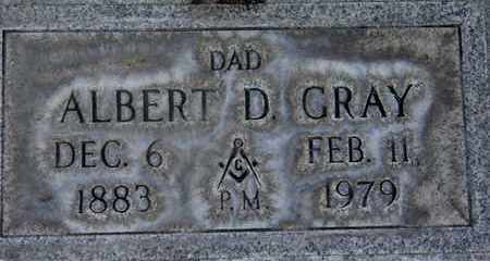 GRAY, ALBERT DONALD - Sutter County, California | ALBERT DONALD GRAY - California Gravestone Photos