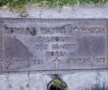 JOHNSON, EDWARD WAYNE - Sutter County, California | EDWARD WAYNE JOHNSON - California Gravestone Photos