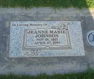 JOHNSON, JEANNE MARIE - Sutter County, California | JEANNE MARIE JOHNSON - California Gravestone Photos