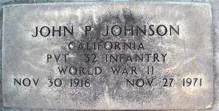 JOHNSON, JOHN PRESTON - Sutter County, California | JOHN PRESTON JOHNSON - California Gravestone Photos