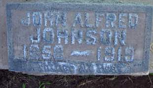 JOHNSON, JOHN ALFRED - Sutter County, California | JOHN ALFRED JOHNSON - California Gravestone Photos