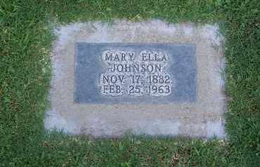 JOHNSON, MARY ELLA - Sutter County, California | MARY ELLA JOHNSON - California Gravestone Photos