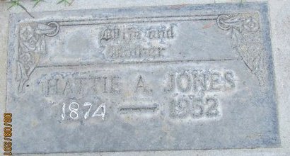 JONES, HARRIETT A. - Sutter County, California | HARRIETT A. JONES - California Gravestone Photos