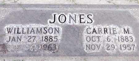 JONES, WILLIAMSON - Sutter County, California | WILLIAMSON JONES - California Gravestone Photos