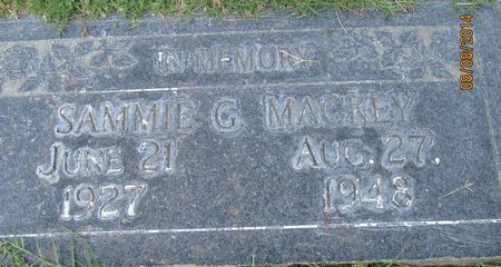 MACKEY, SAMMIE GILBERT - Sutter County, California | SAMMIE GILBERT MACKEY - California Gravestone Photos