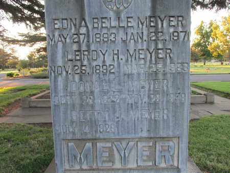 MEYER, EDNA BELLE - Sutter County, California | EDNA BELLE MEYER - California Gravestone Photos