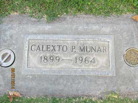 MUNAR, CALEXTO P. - Sutter County, California | CALEXTO P. MUNAR - California Gravestone Photos