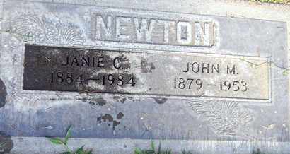 NEWTON, JANIE CROMWELL - Sutter County, California | JANIE CROMWELL NEWTON - California Gravestone Photos