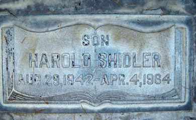 SHIDLER, HAROLD - Sutter County, California | HAROLD SHIDLER - California Gravestone Photos