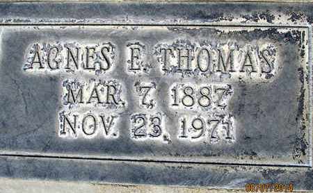 THOMAS, AGNES E. - Sutter County, California | AGNES E. THOMAS - California Gravestone Photos