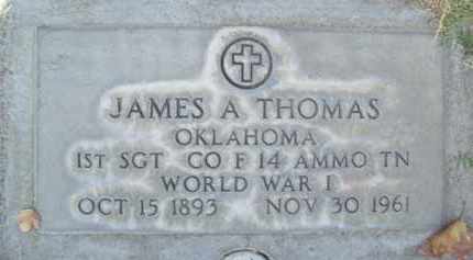 THOMAS, JAMES A. - Sutter County, California | JAMES A. THOMAS - California Gravestone Photos