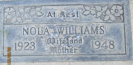 WILLIAMS, NOLA - Sutter County, California | NOLA WILLIAMS - California Gravestone Photos