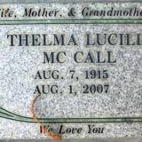 Thelma Lucille MC CALL