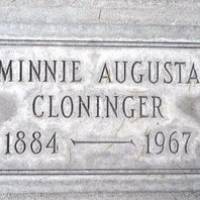 Minnie Augusta CLONINGER