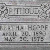 Bertha Hoppe PITHOUD